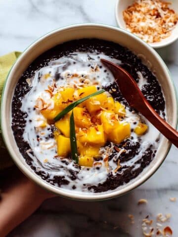 Thai Black Sticky Rice Pudding Recipe