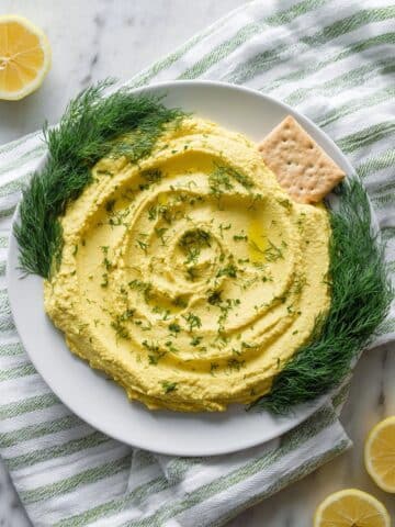 Lemon Dill Hummus Recipe