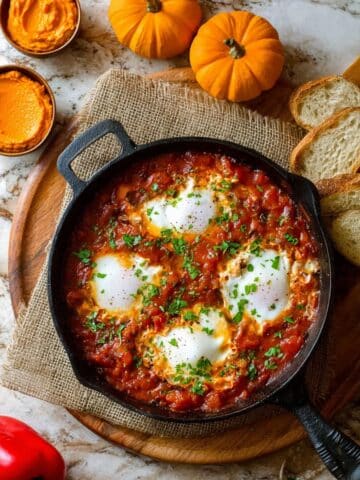 Pumpkin Shakshuka (Baked Eggs in Tomato Stew) Recipe
