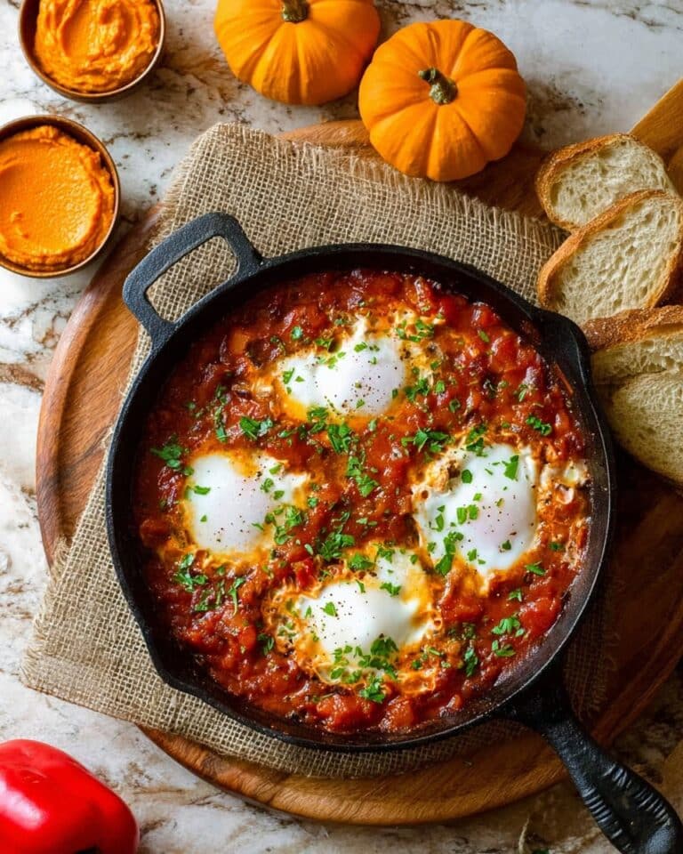 Pumpkin Shakshuka (Baked Eggs in Tomato Stew) Recipe