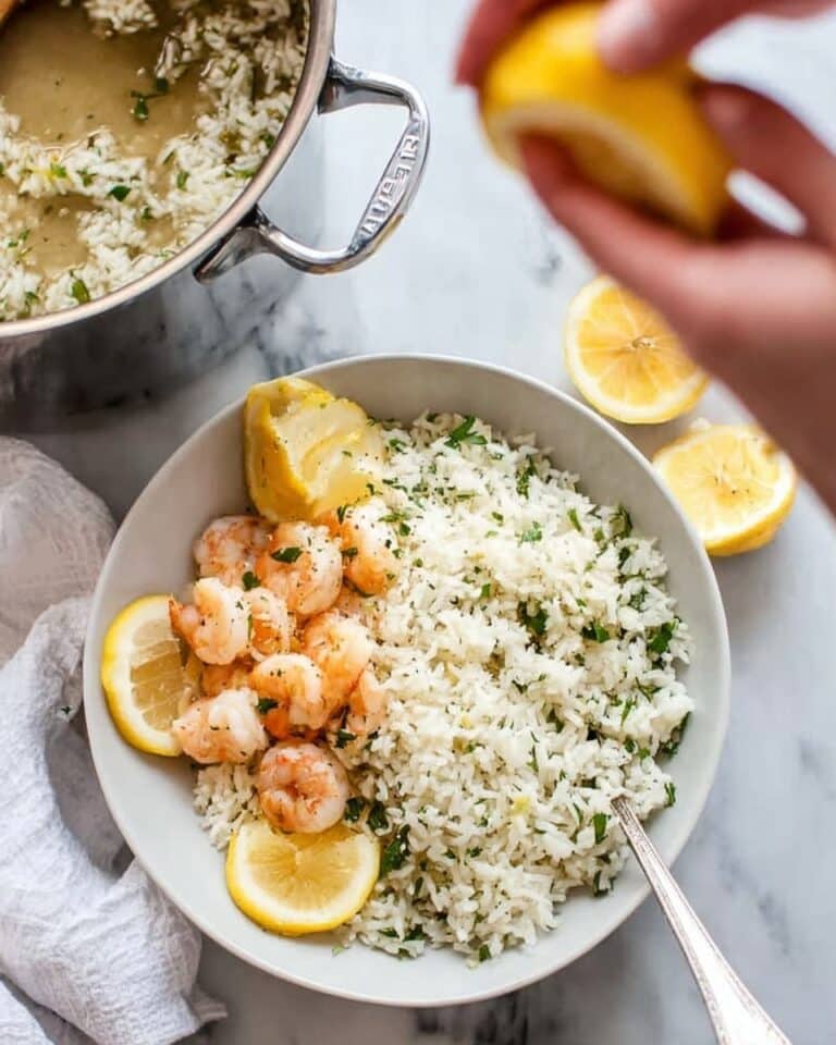 Greek Lemon Rice Pilaf Recipe