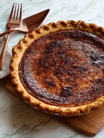 Caramel & Sea Salt Whiskey Silk Pie with Toasted Marshmallow Recipe