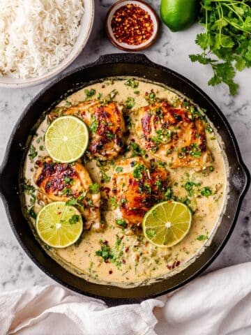 Coconut Lime Chicken Skillet (Whole30, Paleo, Gluten-Free, Dairy-Free) Recipe