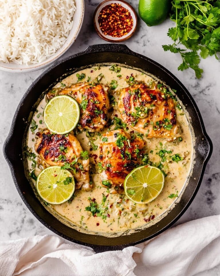 Coconut Lime Chicken Skillet (Whole30, Paleo, Gluten-Free, Dairy-Free) Recipe