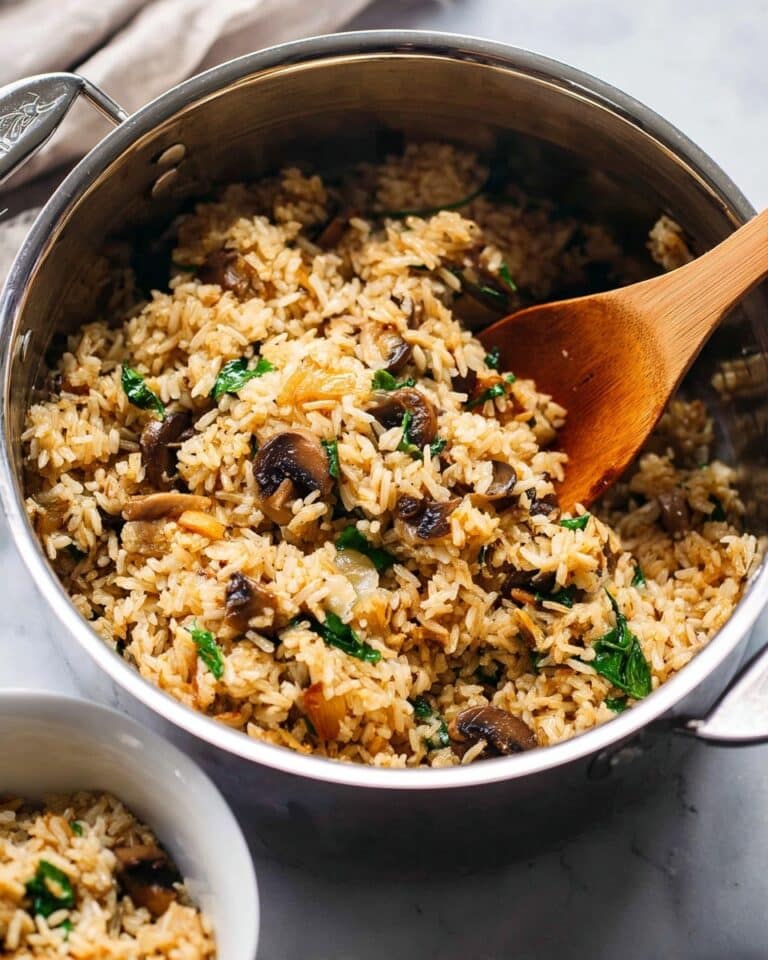 Moussaka Beef Rice Pilaf with Eggplant, Chickpeas, and Greek Flavors Recipe