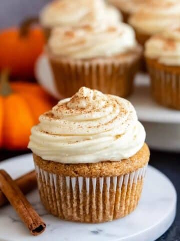 Gluten Free Pumpkin Cupcakes with Cream Cheese Frosting Recipe