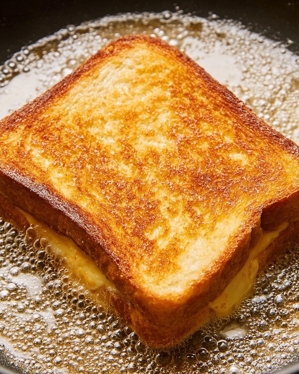 A tall stack of five grilled cheese sandwiches sits on a white marbled surface, each sandwich made of two thick slices of golden brown toasted bread with rough, crunchy edges. Between the bread layers, bright orange melted cheese oozes out, stretching and dripping slightly down the sides, showing soft and creamy texture. The top sandwich has a visible bite taken out, revealing gooey cheese inside. The whole stack rises unevenly, showing layers of melted cheese and bread in a warm, inviting way. Photo taken with an iphone --ar 4:5 --v 7