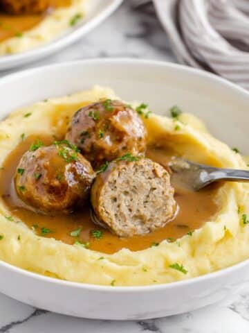 Meatballs and Mashed Potatoes Recipe
