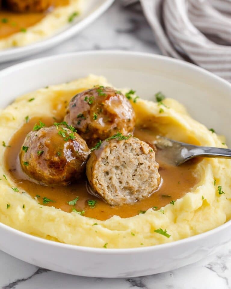 Meatballs and Mashed Potatoes Recipe