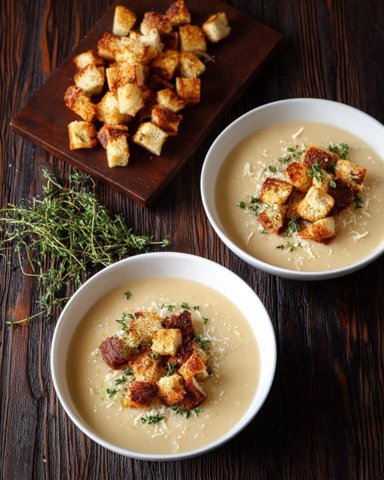 Garlic Bread Soup Recipe