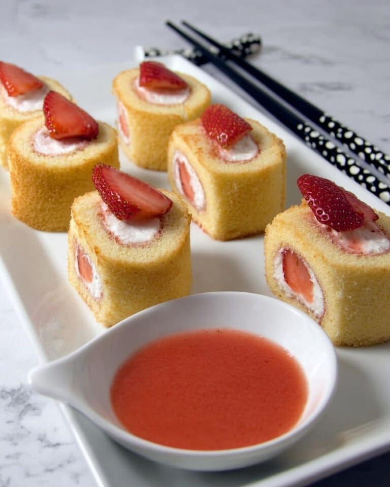 Strawberry Shortcake Sushi Recipe