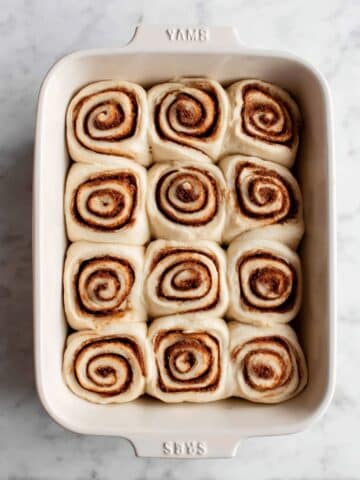 Homemade Cinnamon Rolls with Cinnamon Sugar Filling and Vanilla Glaze Recipe