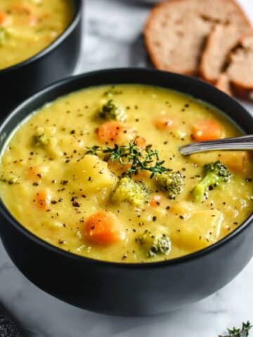 Broccoli Potato Cheese Soup Recipe