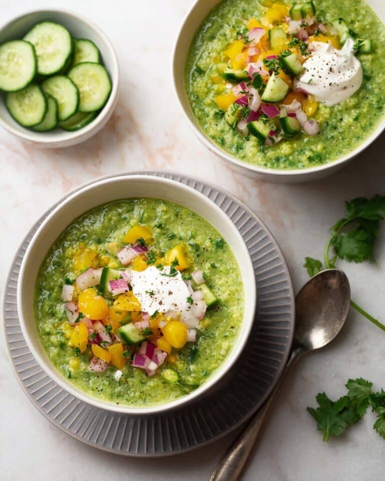 Green Cucumber Gazpacho Recipe