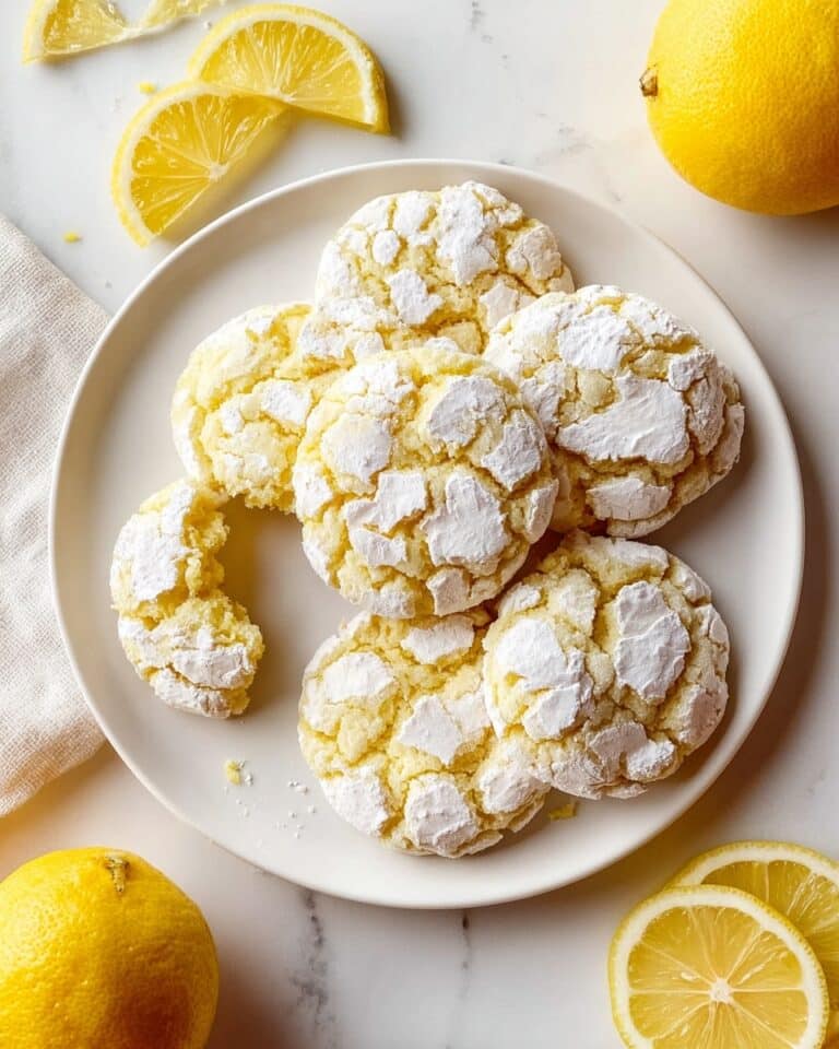 Sourdough Lemon Crinkle Cookies Recipe