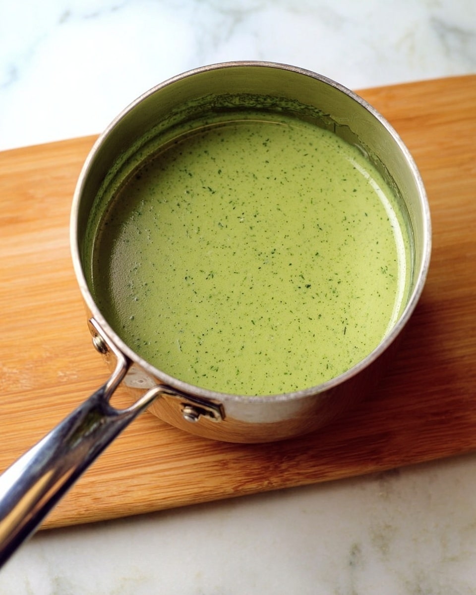 Two white bowls filled with smooth green soup are placed on a white marbled surface. Each bowl has a creamy swirl in the center, topped with small green chopped herbs and a single asparagus spear standing up. Next to the bowls, there are two whole green asparagus stalks and pieces of light brown bread with soft white inside. The scene looks fresh and simple. photo taken with an iphone --ar 4:5 --v 7