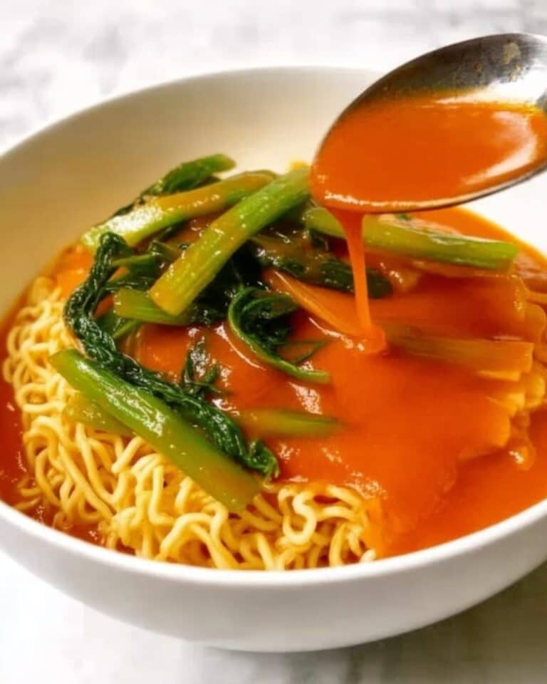 Spicy Korean Noodle Soup (Quick & Healthy) Recipe