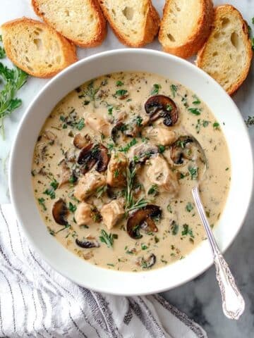 Low-Carb Chicken Mushroom Soup Recipe