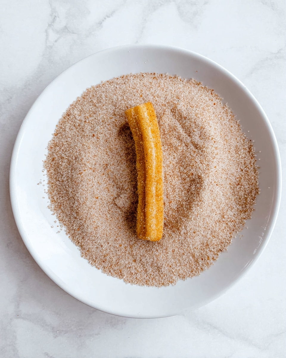 A white round plate holds about ten golden brown churros coated with sugar, stacked loosely in the center. On the right side of the plate, a small white cup is filled with thick dark chocolate sauce. One churro lies outside the plate in the lower right corner. In the background, a beige cloth is draped softly, and a small white plate with light brown dipping sauce is partially visible at the top left. The whole scene is placed on a white marbled surface. photo taken with an iphone --ar 4:5 --v 7