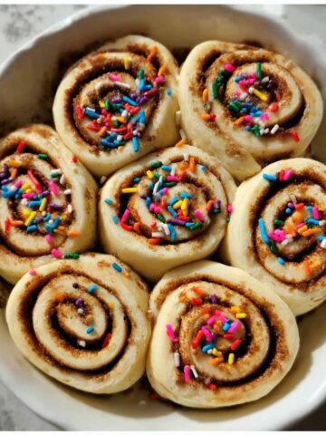 Vegan Birthday Cake Cinnamon Rolls Recipe