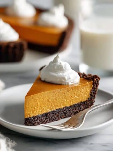 Simple Dark Chocolate Pumpkin Tart Recipe