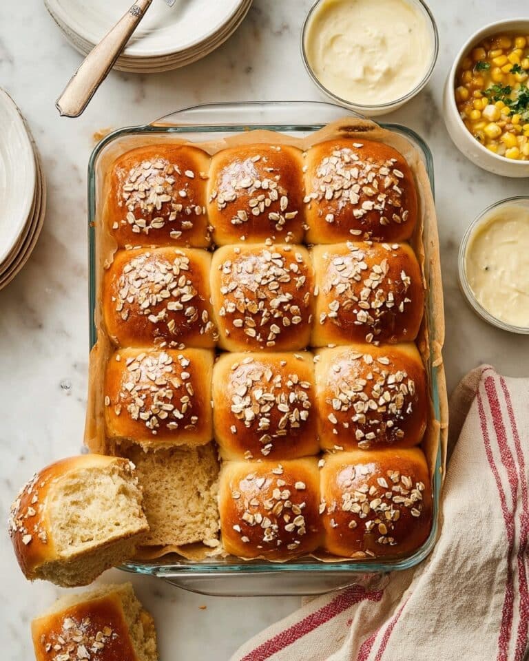Oatmeal Molasses Dinner Rolls Recipe