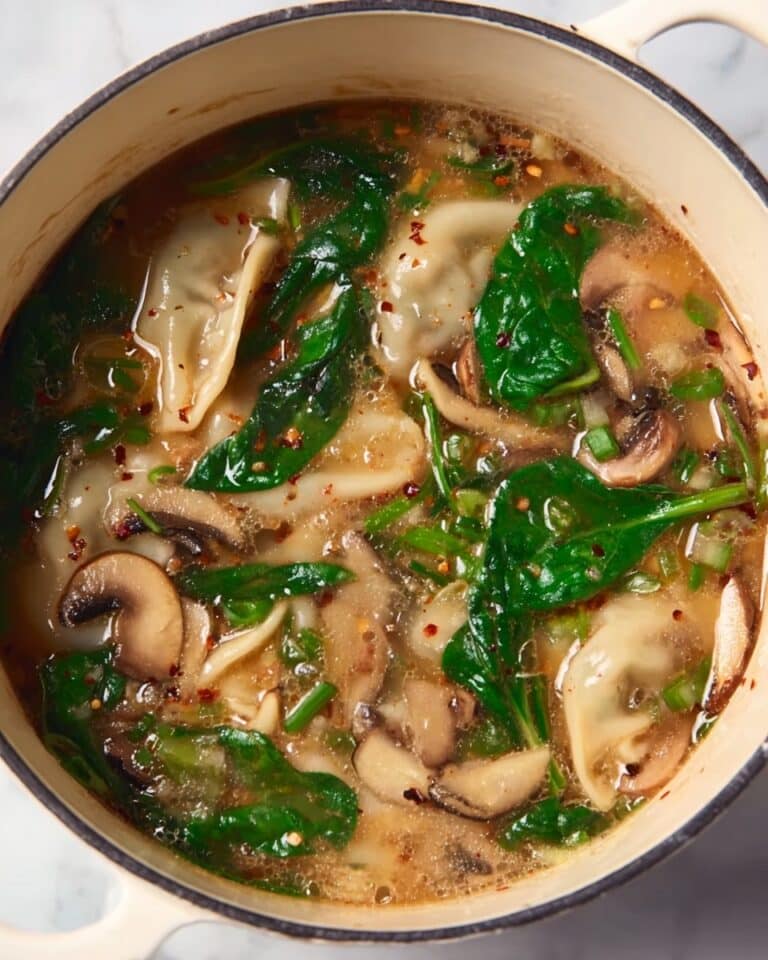 Potsticker Soup with Miso-Ginger Broth Recipe