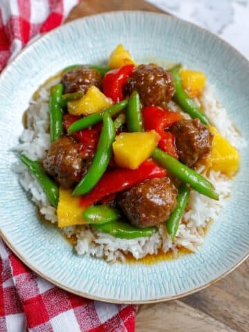 Slow Cooker Pineapple BBQ Meatballs Recipe