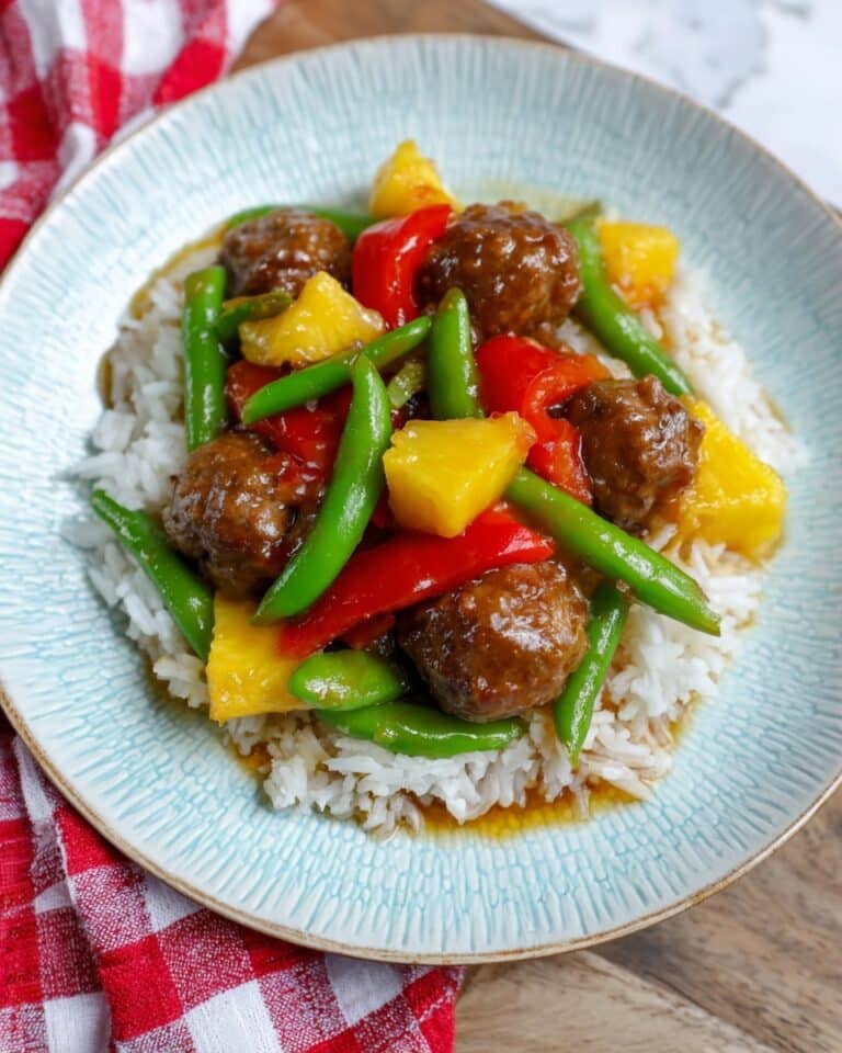 Slow Cooker Pineapple BBQ Meatballs Recipe