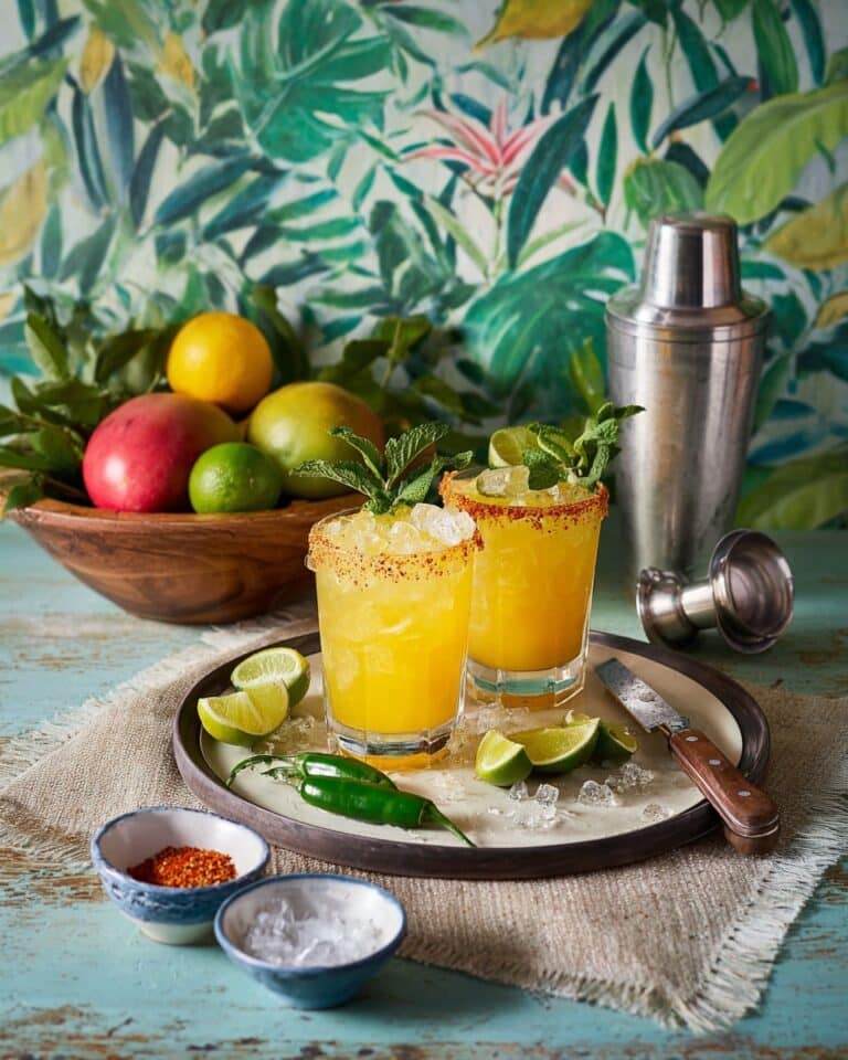 Mango Mojito with Jalapeño & Mint Recipe