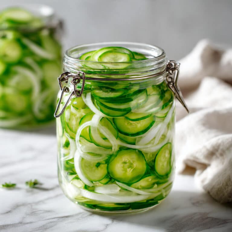 Homemade Refrigerator Pickles Recipe