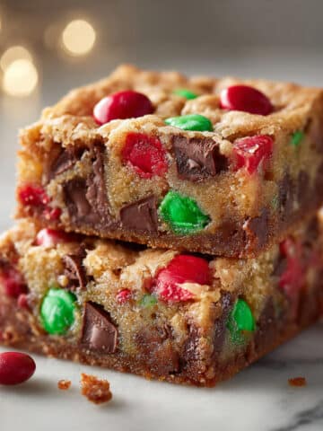 Soft M&M Cookie Bars Recipe