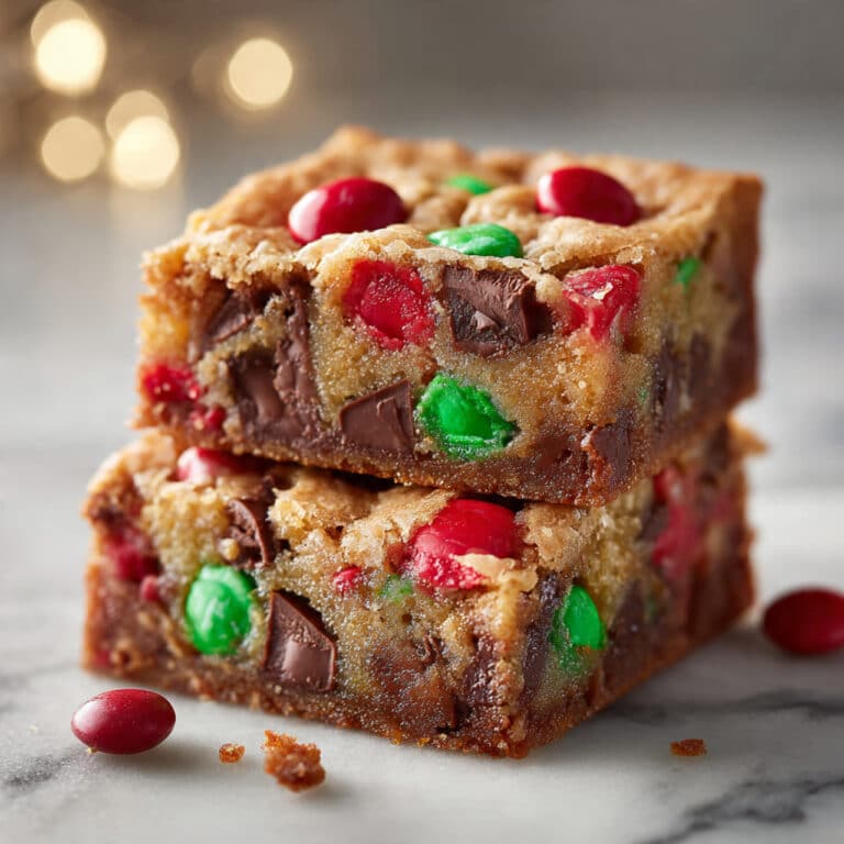 Soft M&M Cookie Bars Recipe
