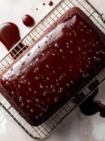 Piernik: Traditional Polish Gingerbread Cake with Almond Paste, Plum Jam, and Honey Chocolate Ganache Recipe