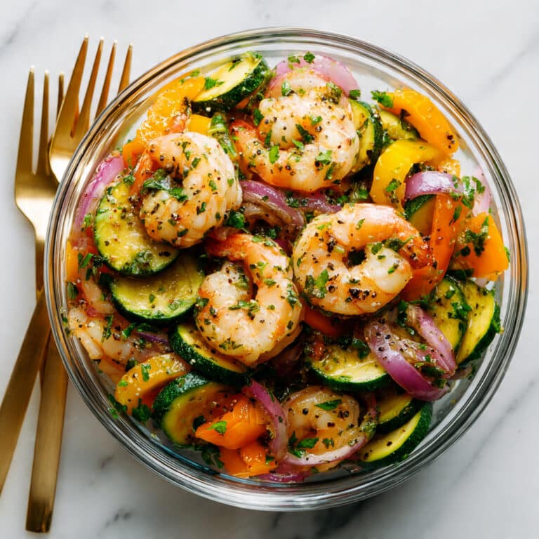 Garlic Shrimp and Veggies Meal Prep Bowls Recipe