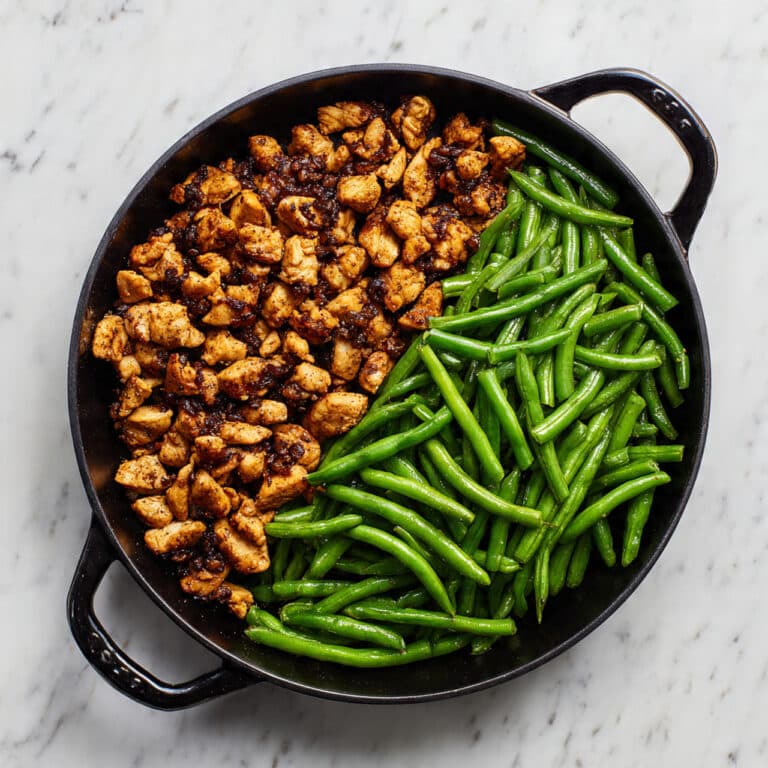 Crispy Chicken Stir Fry with Green Beans in Soy-Ginger Sauce Recipe