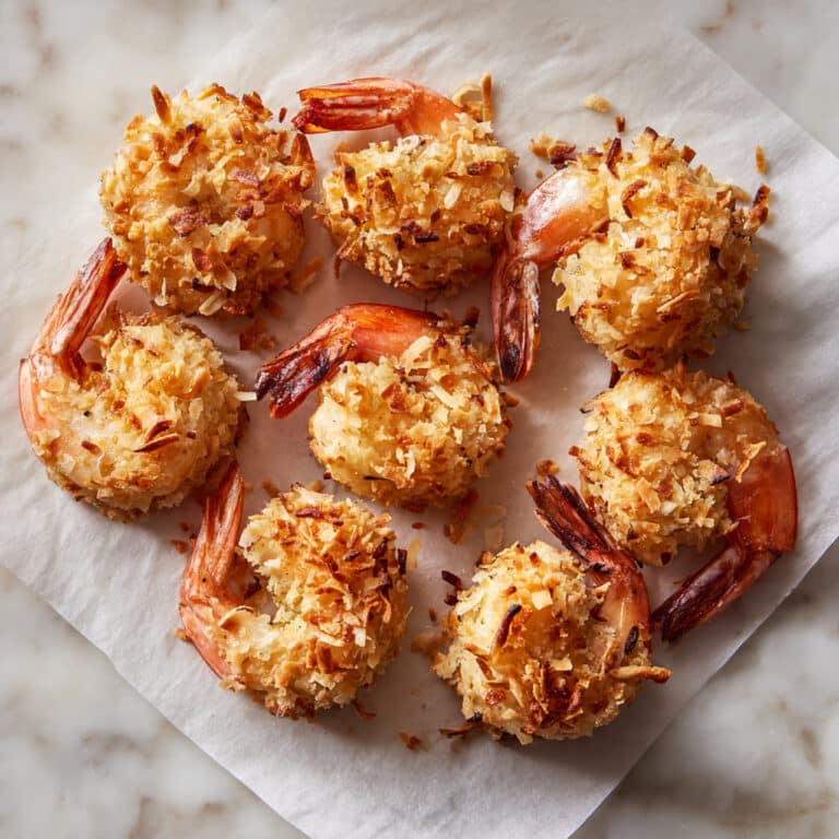 Baked Coconut Shrimp with Honey Chili Dipping Sauce Recipe