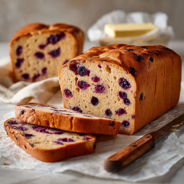 Banana Bread with Blueberries and Chocolate Recipe
