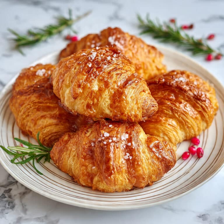 Pomegranate, Rosemary + Brie Stuffed Crescent Rolls Recipe