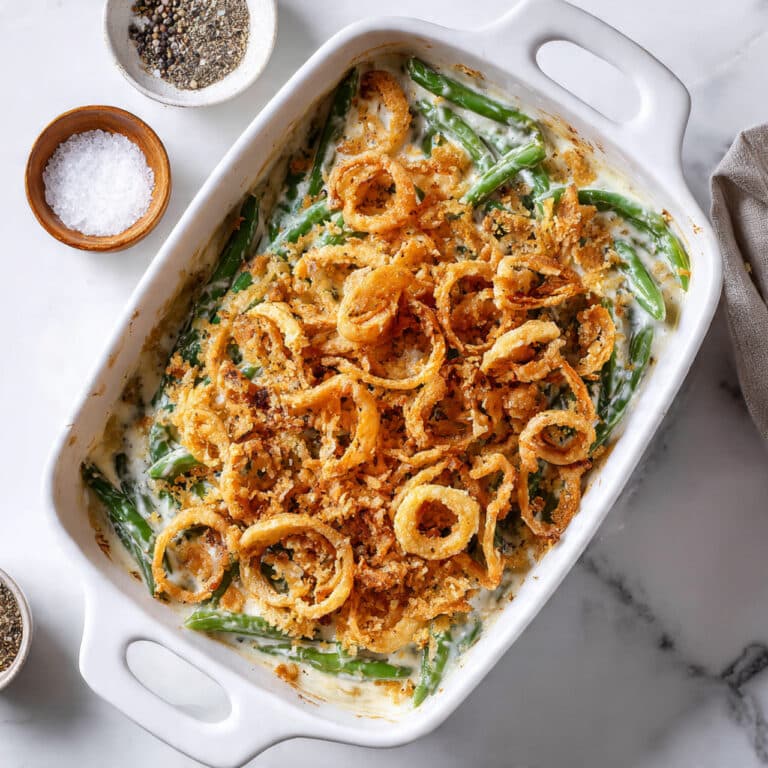 Green Bean Casserole with French-Fried Onions Recipe