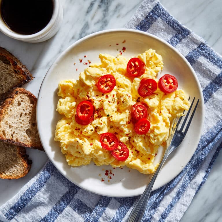 The Best Chilli Scrambled Eggs Recipe