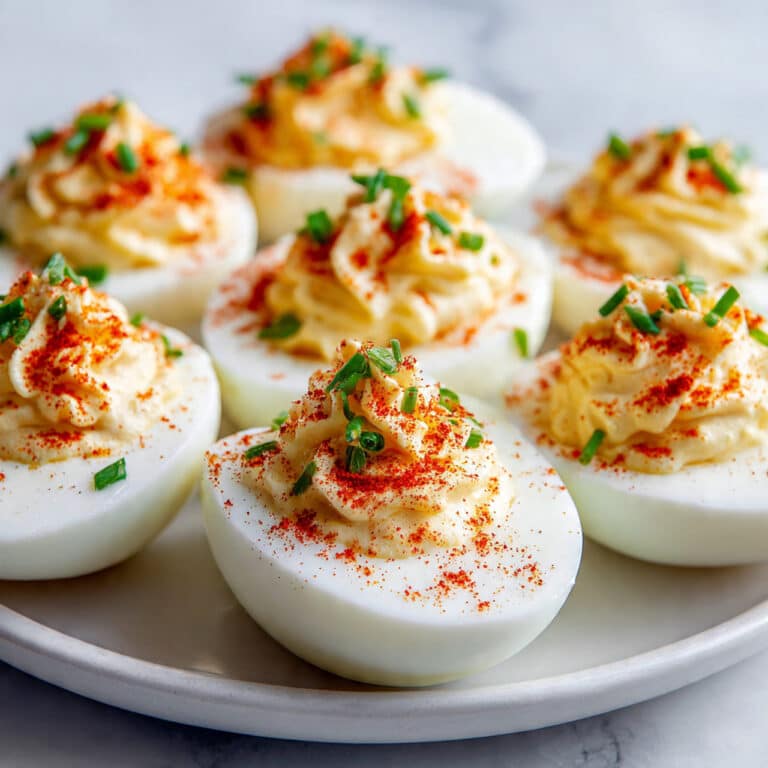 Deviled Eggs Without Mustard with Apple Cider Vinegar Recipe