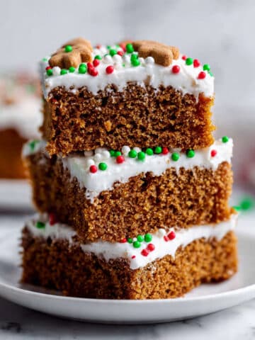 Gingerbread Cookie Bars with Spiced Cream Cheese Frosting Recipe