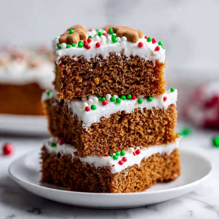 Gingerbread Cookie Bars with Spiced Cream Cheese Frosting Recipe