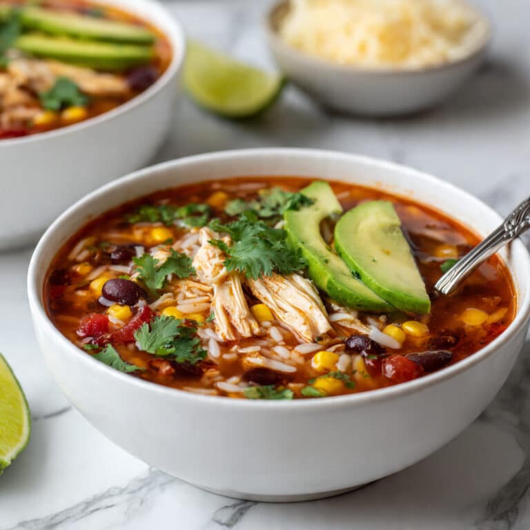 Mexican Chicken Orzo Soup Recipe