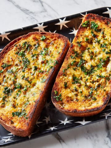 Garlic Bread with Parmesan and Fresh Herbs Recipe