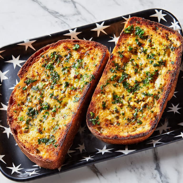 Garlic Bread with Parmesan and Fresh Herbs Recipe