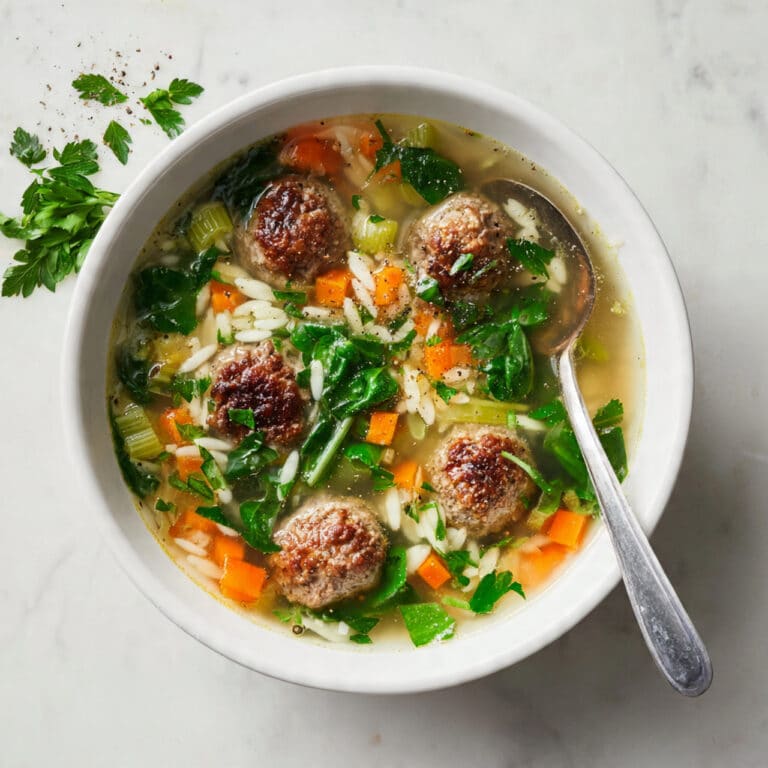 Italian Wedding Soup with Orzo Recipe
