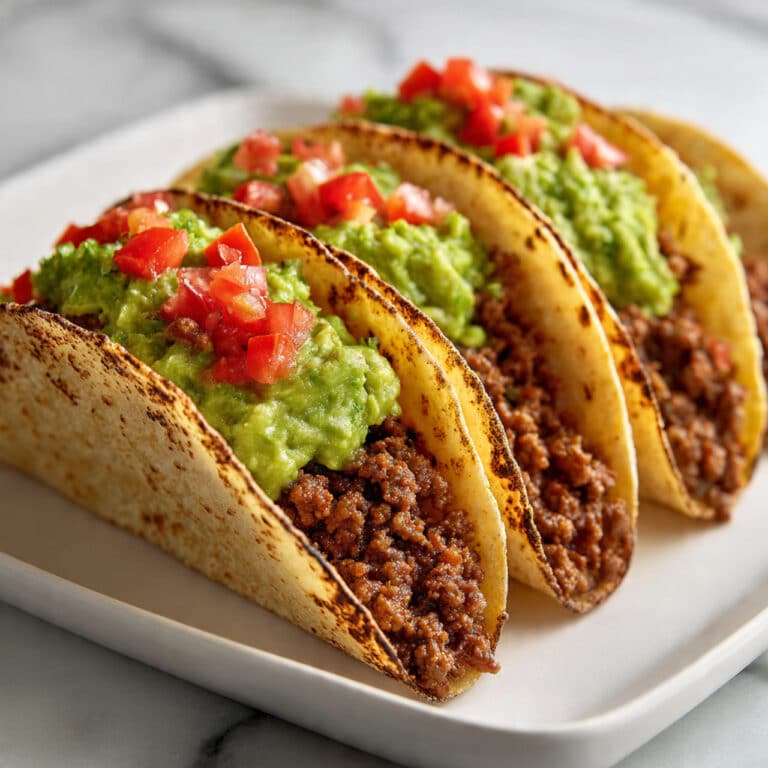 Salsa Verde Ground Beef Tacos Recipe