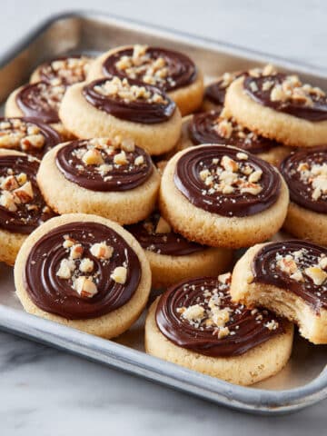 Peanut Butter Fudge Cookie Cups with Mascarpone Filling Recipe